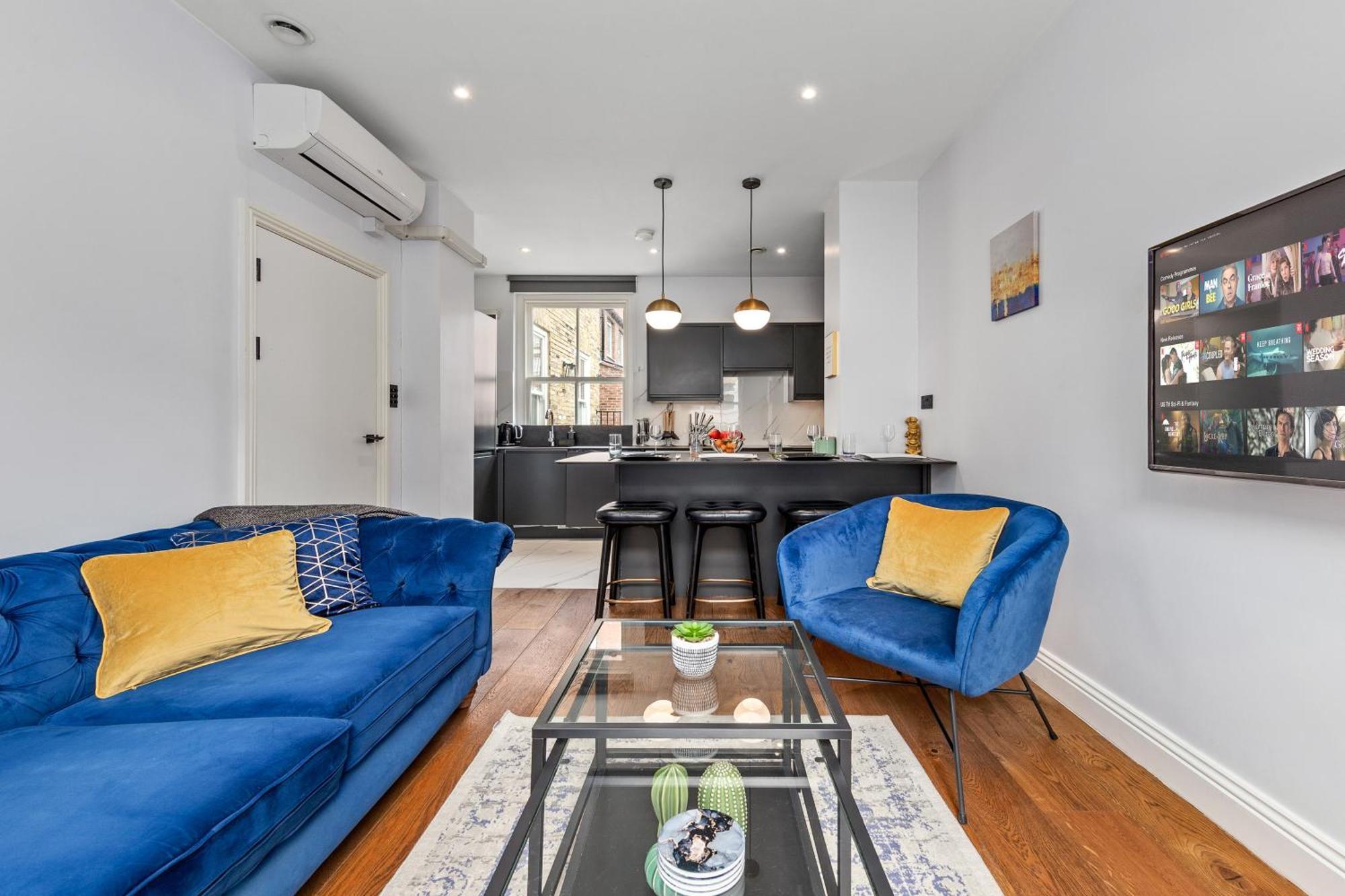 Stylish 2 Bedroom Apartment In Westminster Sleeps 5 With Ac Londra Dış mekan fotoğraf