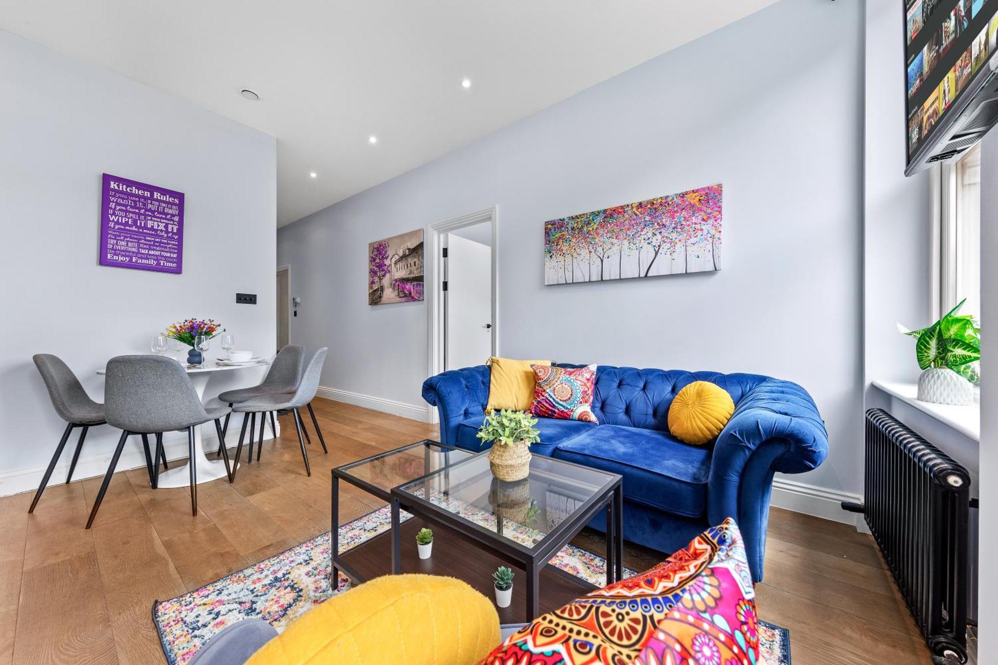 Stylish 2 Bedroom Apartment In Westminster Sleeps 5 With Ac Londra Dış mekan fotoğraf